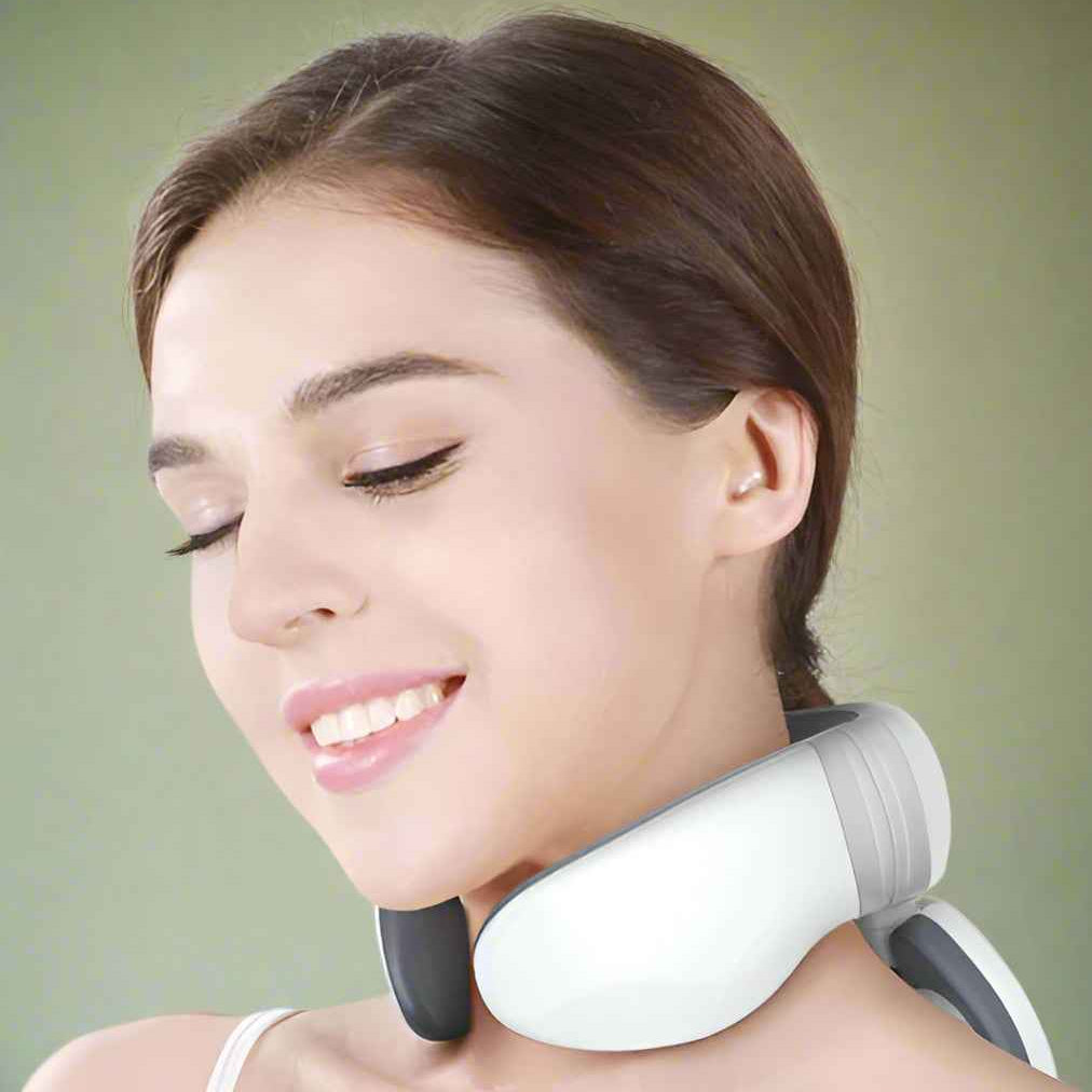 Electric Neck Massager for Ultimate Relaxation - Smart Pulse Technology for Cervical & Shoulder Relief