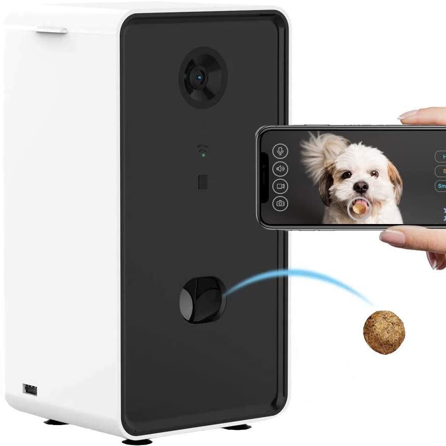 Smart Feeder Toy Interactive Treat Dispenser with HD Camera for Pets