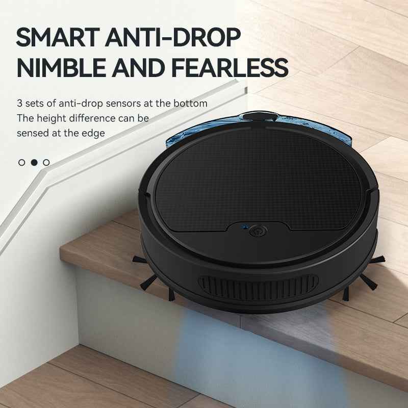 Smart Cleaning Robot Large Water Tank, Remote App Control, Planned Cleaning Path, Quiet Operation, 2000Pa Powerful Suction