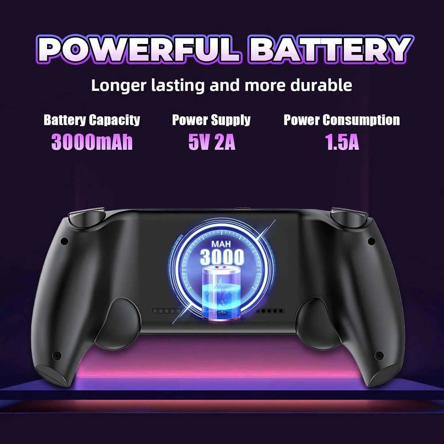 M25 Retro Handheld Console 20000+ Games Dual Wireless Controllers 4.3 Inch Screen TV Output