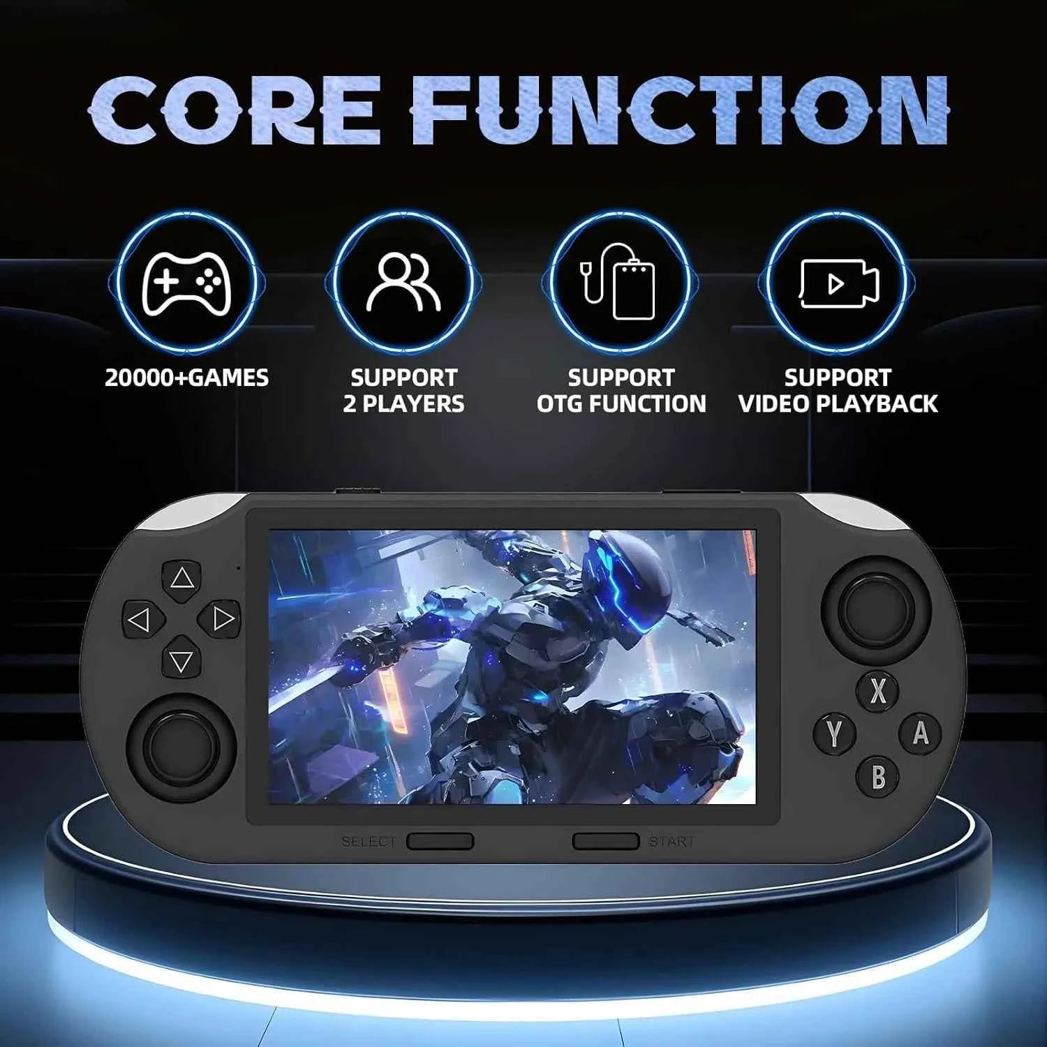 SF3000 Retro Handheld Console 64GB 20000+ Games 4.5 Inch IPS HD Screen 3000mAh Battery