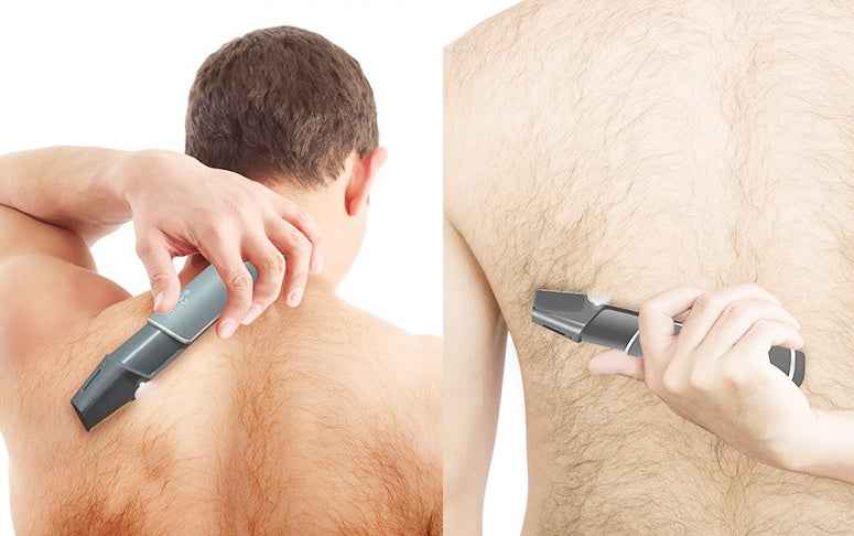 Body Hair Trimmer Retractable USB Shaver & Portable Grooming Tool for Men