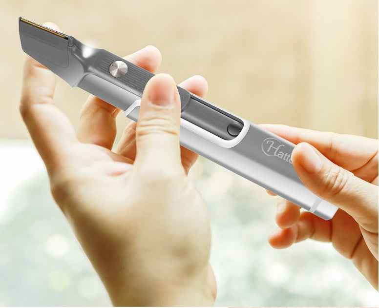 Body Hair Trimmer Retractable USB Shaver & Portable Grooming Tool for Men