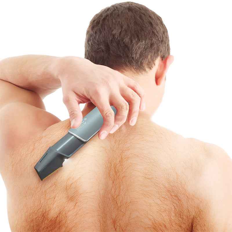 Body Hair Trimmer Retractable USB Shaver & Portable Grooming Tool for Men