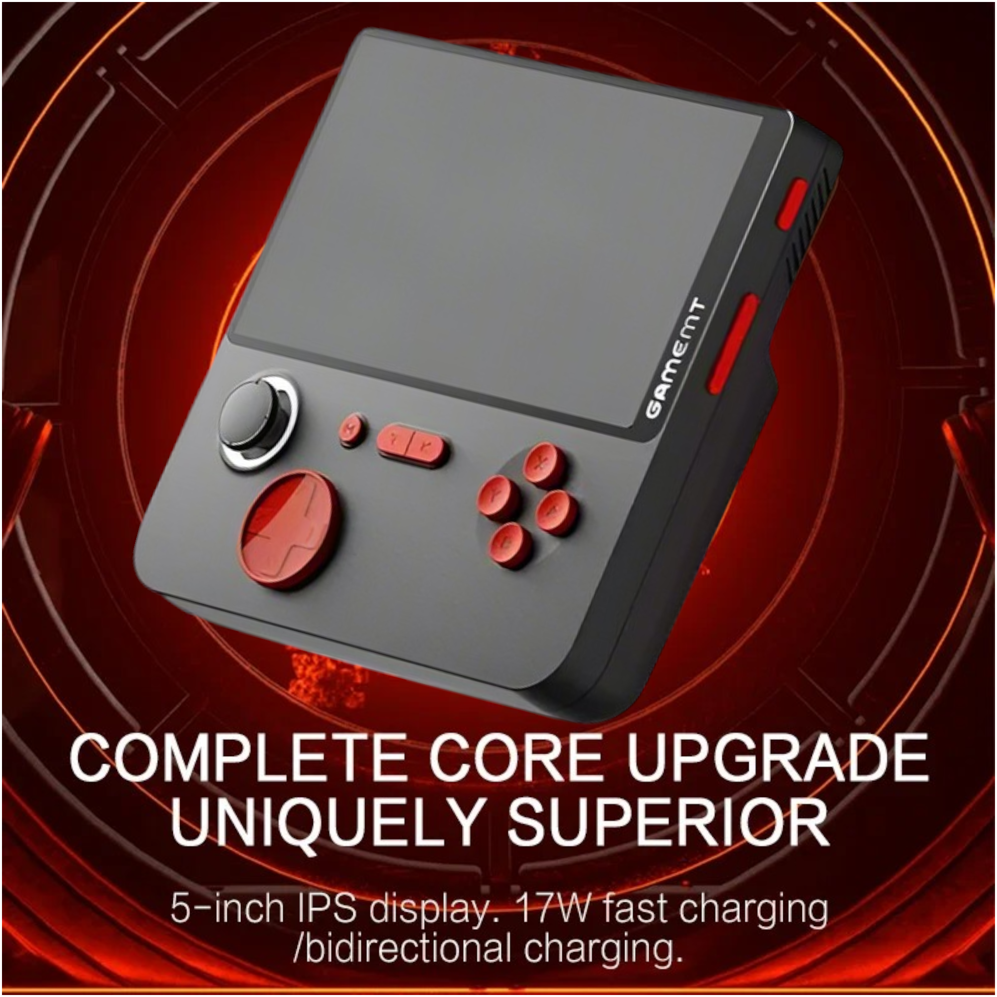 E5 Handheld Console Video Game Console 6000mAh Power Bank, 5-inch IPS Screen, 22W, Arcade Classic Gaming Console with Retro Games Machine
#Color=Black Red,Nero Rosso