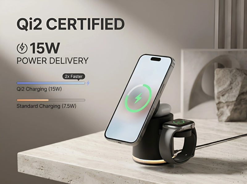 Qi2 Certificato: 15W contro i 7,5W standard