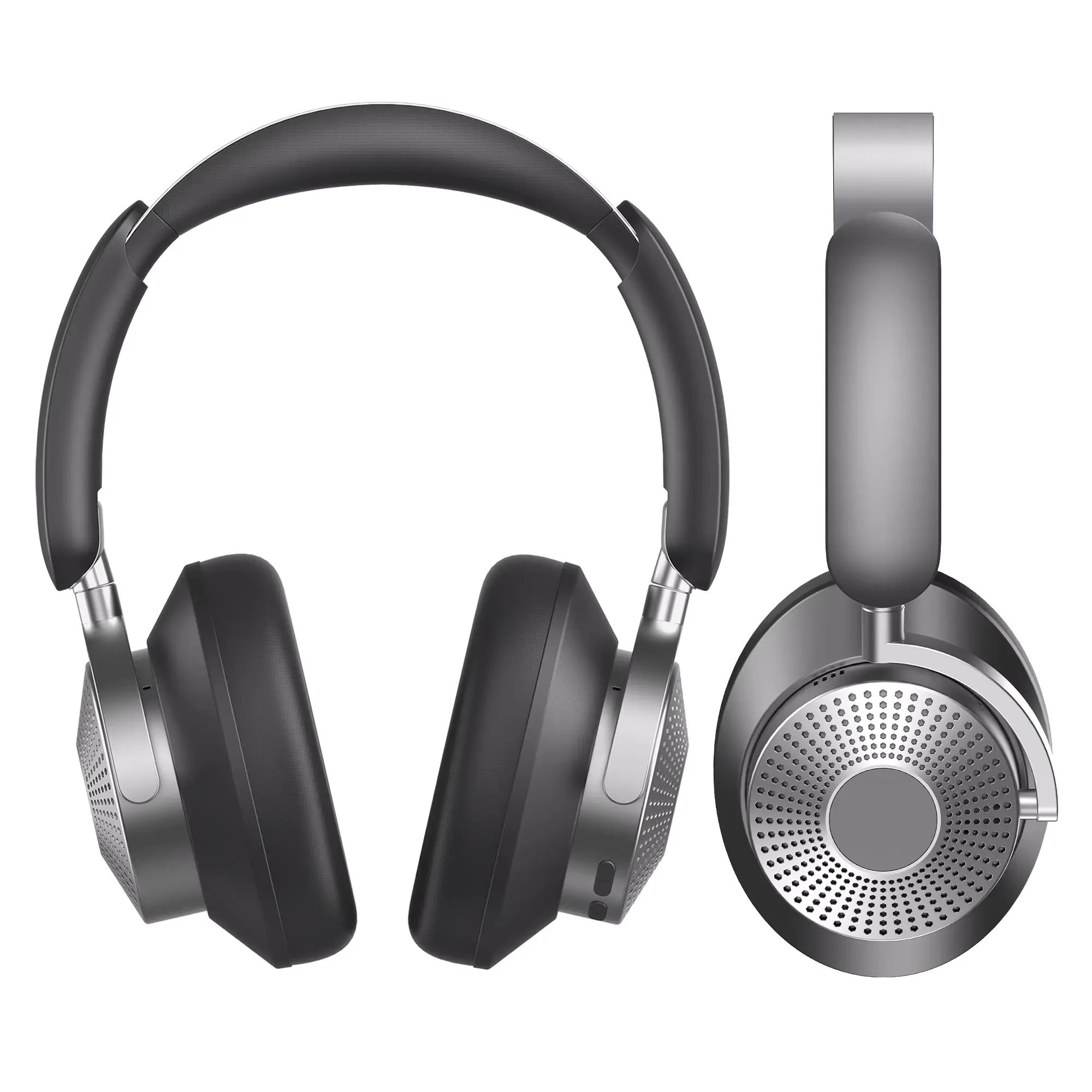 H80 Bluetooth ANC Headphones, Wireless Hybrid Noise Cancelling Stereo 75H Battery Foldable BT 5.4
