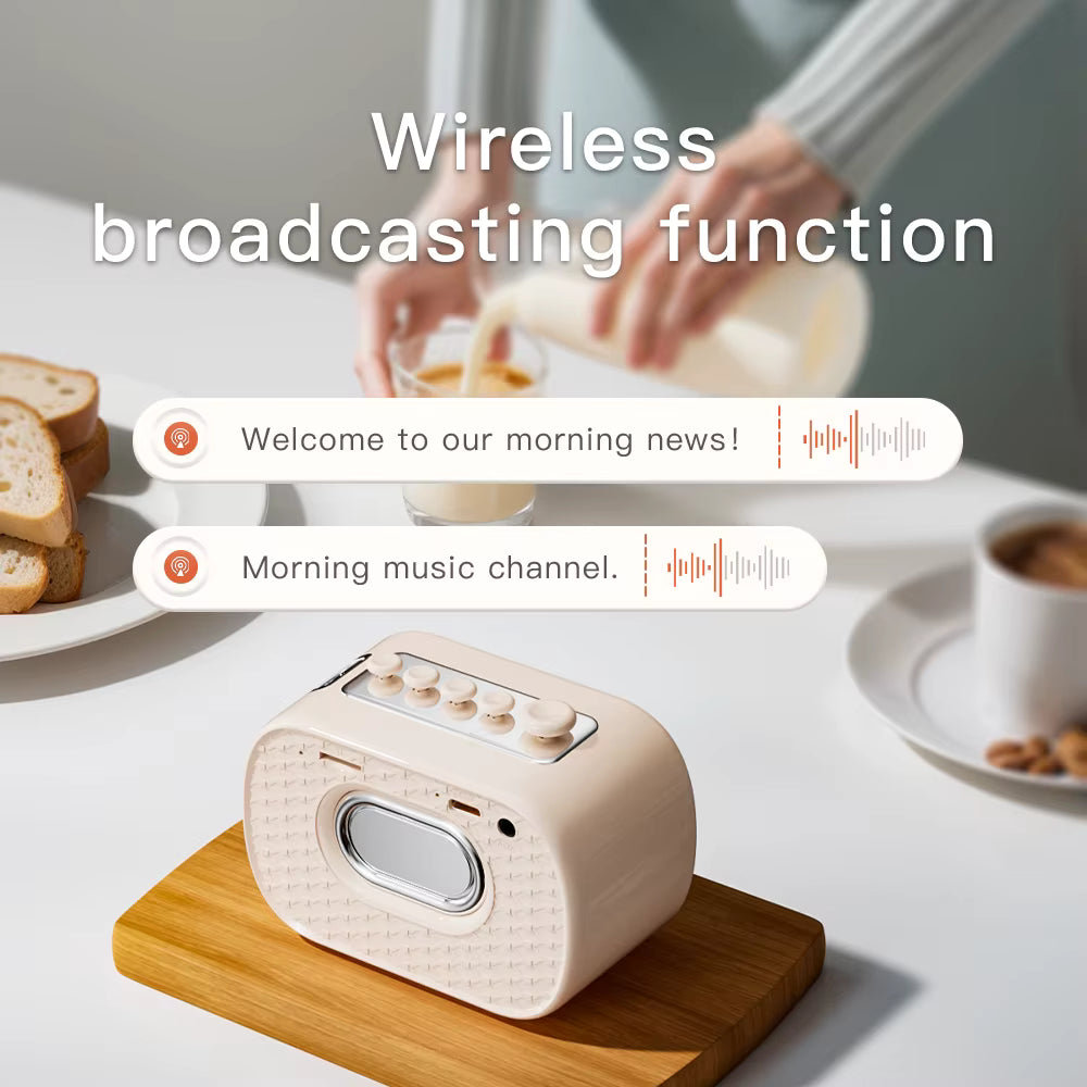 Blueteck Sleep Speakers Multi-Function Bluetooth Speaker for Computers and Mobile Phones, New Style Design