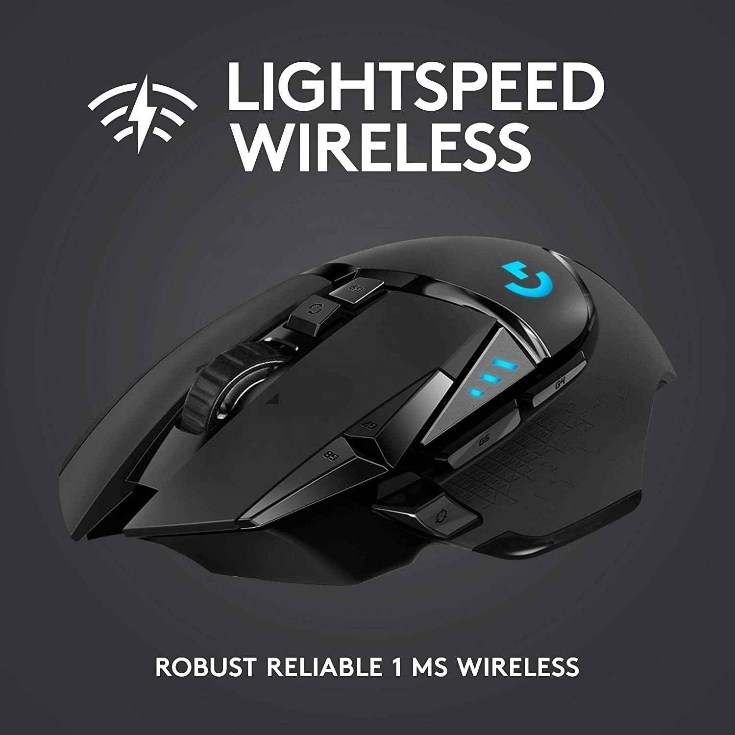 Logitech G502 LIGHTSPEED | Wireless Gaming Mouse with High Precision and Custom Controls