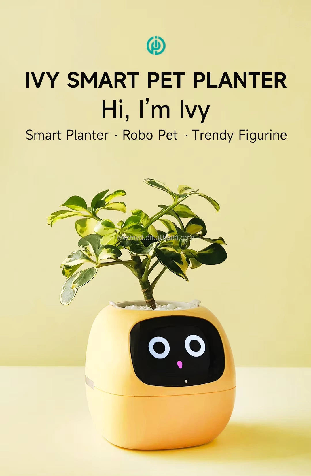 AI Smart Planter Gesture Interaction Gardening Device with Real Time Water Monitoring, Intelligent Pots for Smart Home
