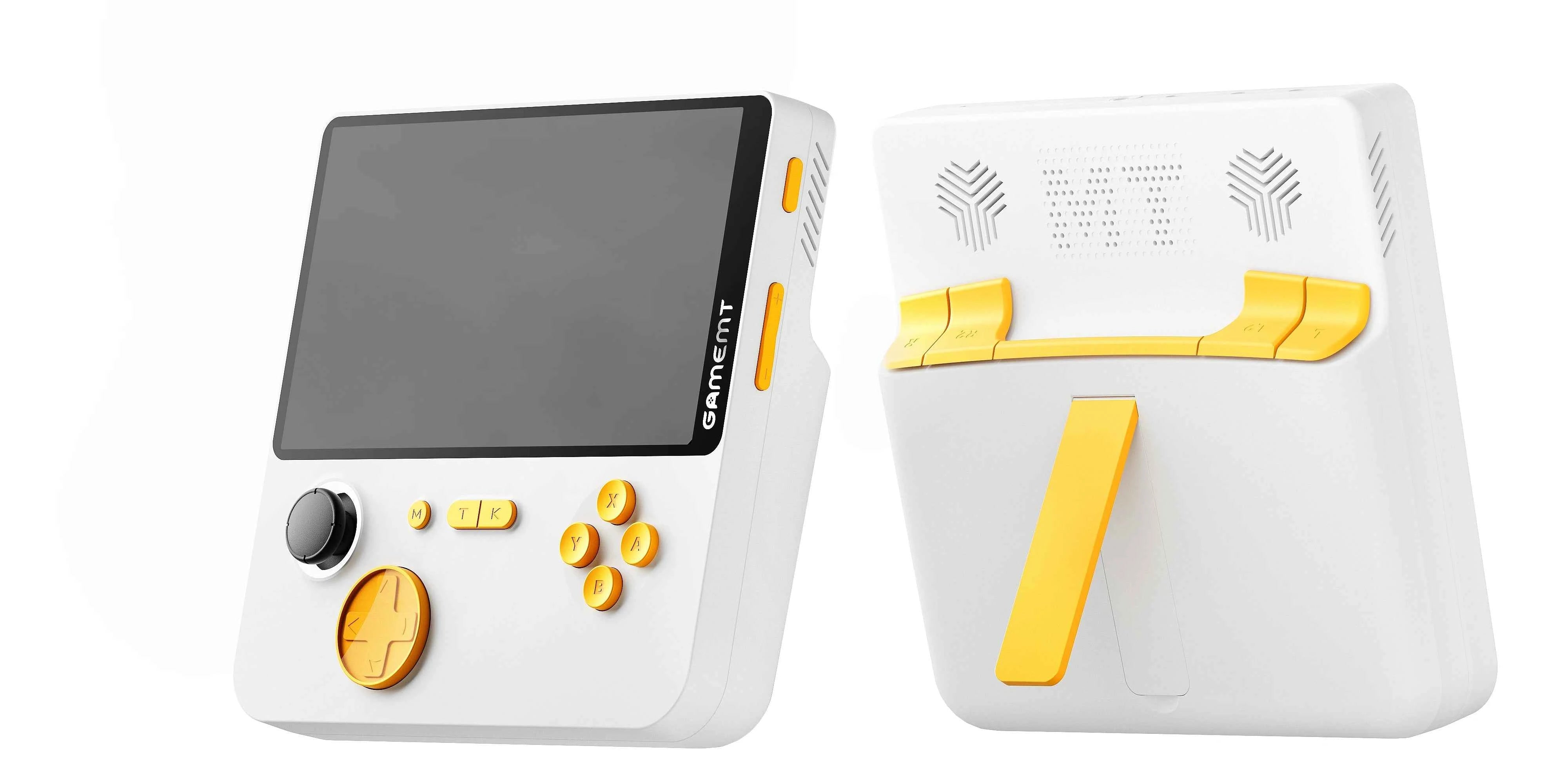 E5 Handheld Console Video Game Console 6000mAh Power Bank, 5-inch IPS Screen, 22W, Arcade Classic Gaming Console with Retro Games Machine
#Color=White Yellow,Bianco Giallo