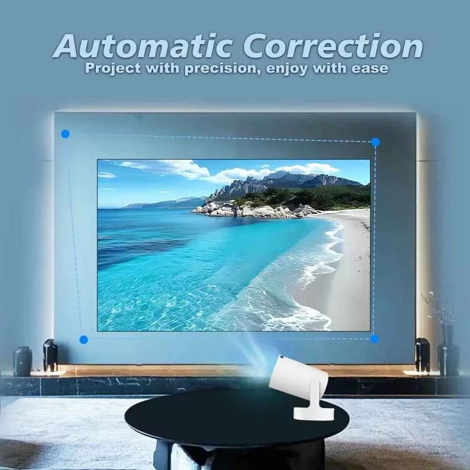 Dazzler HY300 Ultra mini projector 4K Ultra HD portable home theater with smart WiFi and Bluetooth for indoor and outdoor entertainment