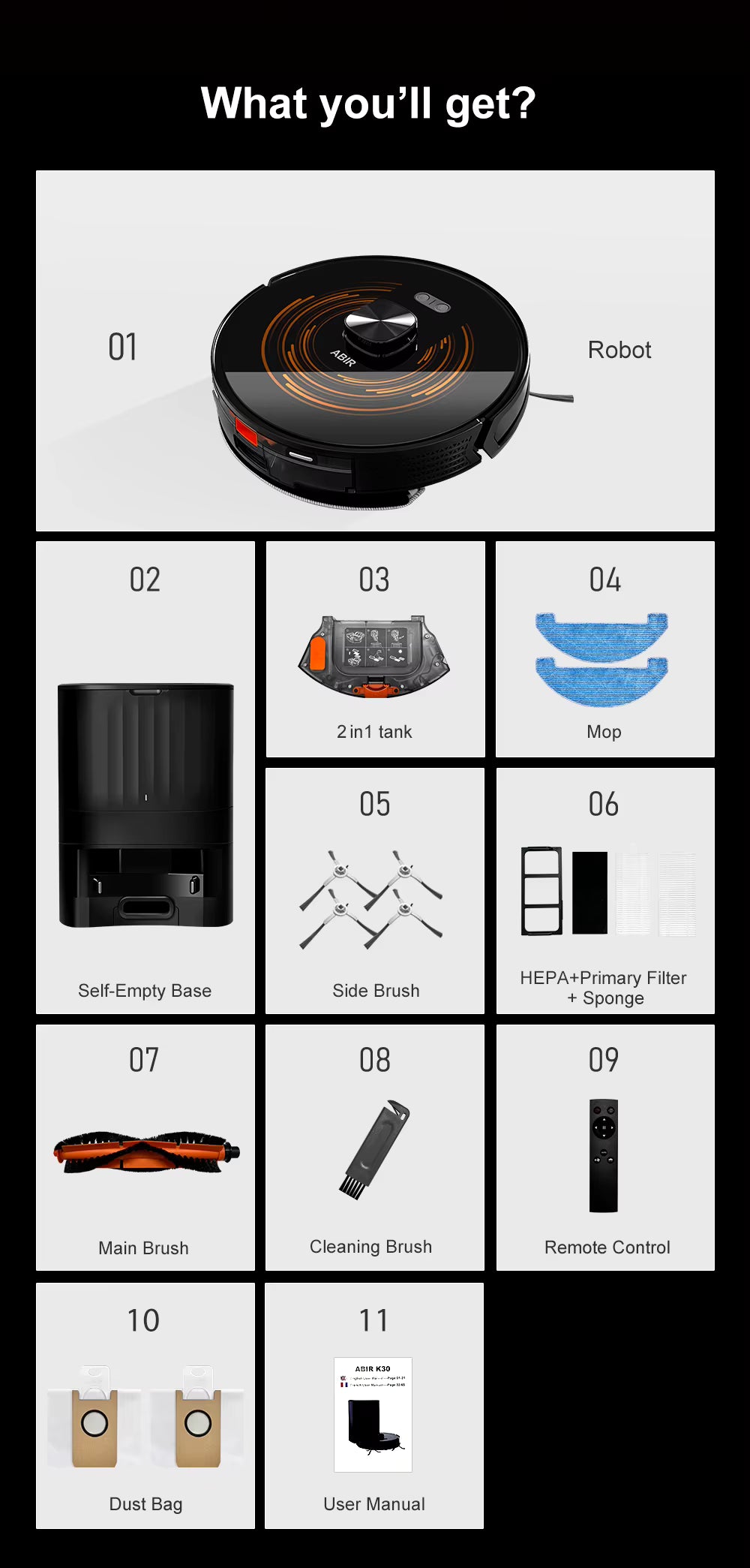 Smart Life Tuya Robot Vacuum Cleaner Smart App Remote Control