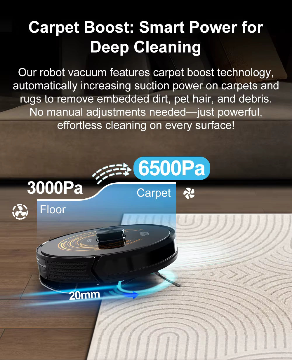 Smart Life Tuya Robot Vacuum Cleaner Smart App Remote Control