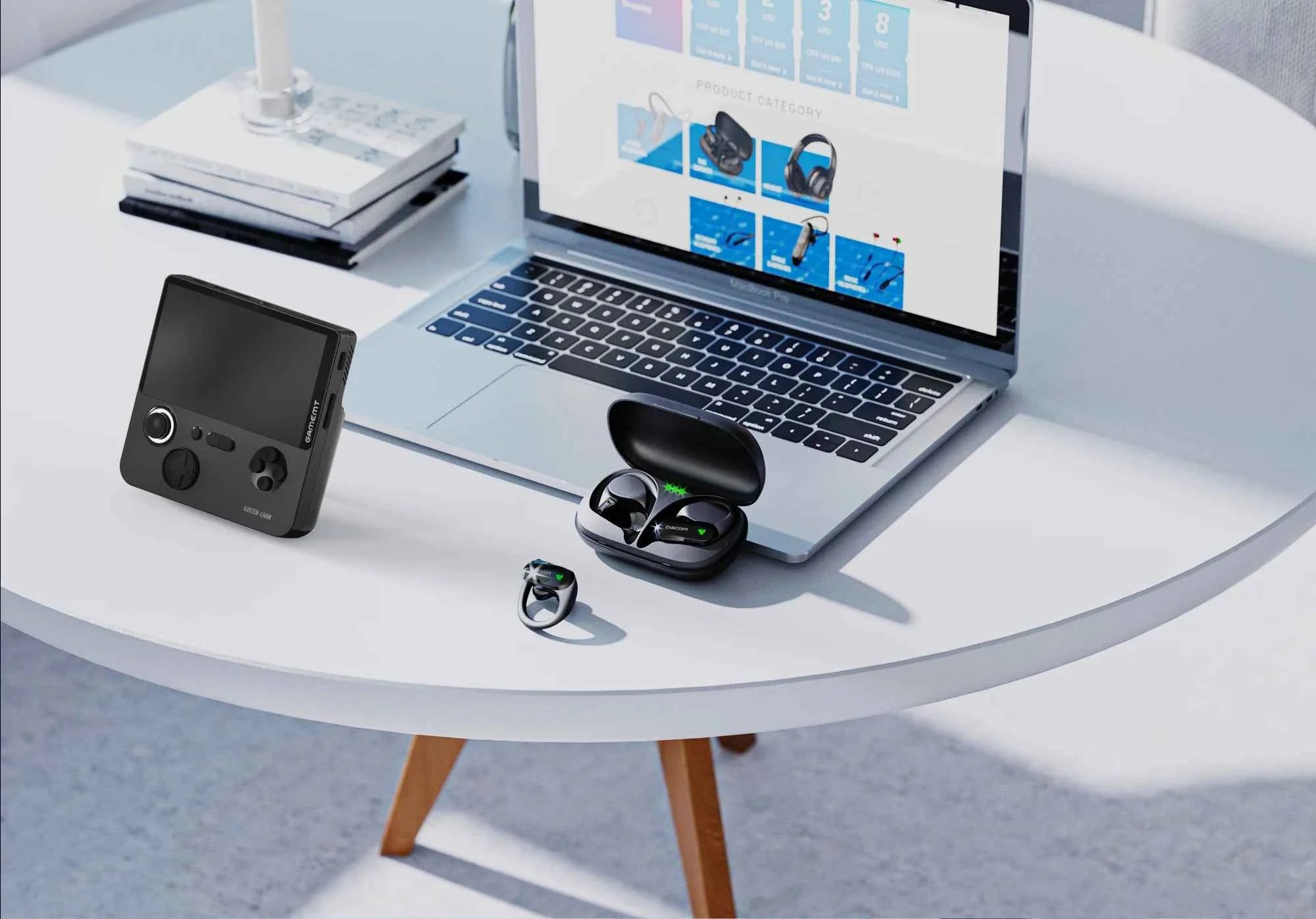 E5 Handheld Console Video Game Console 6000mAh Power Bank, 5-inch IPS Screen, 22W, Arcade Classic Gaming Console with Retro Games Machine