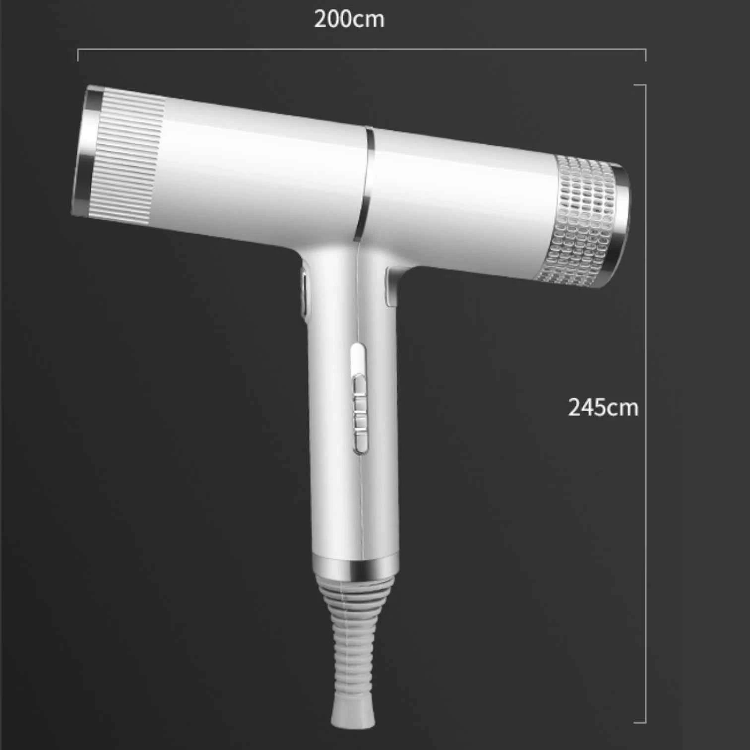 Hair Dryer Professional Negative Ion Technology, Fast Drying, Low Noise, Compact and Portable Styling Tool