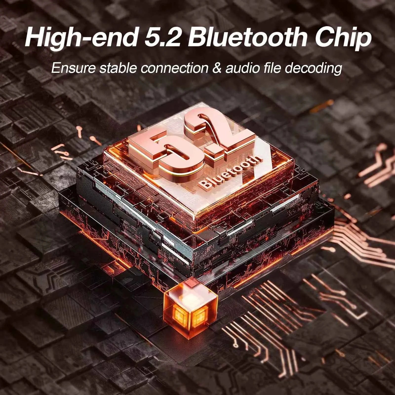 OneOdio A70 Wireless DJ Headphones V5.2: Over Ear Studio Headset, 75H Playtime, 40mm Driver, Rich Bass, Dual Wired/BT Mode