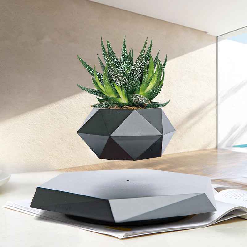 Magnetic Levitation Planter, Nordic Floating Flower Pot for Indoor Decor and Creative Home Gifts
#Color=Black,Nero