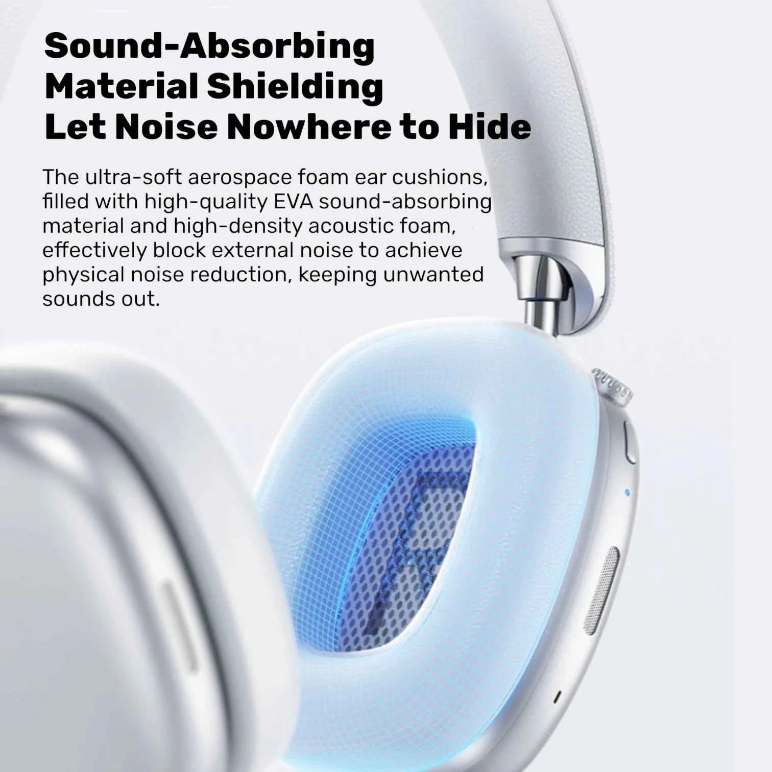 Jinyun B6 Pro - Wireless Gaming Headphones with Active Noise Cancelling (ANC) | Hi-Fi Audio and Ultra-Long Battery