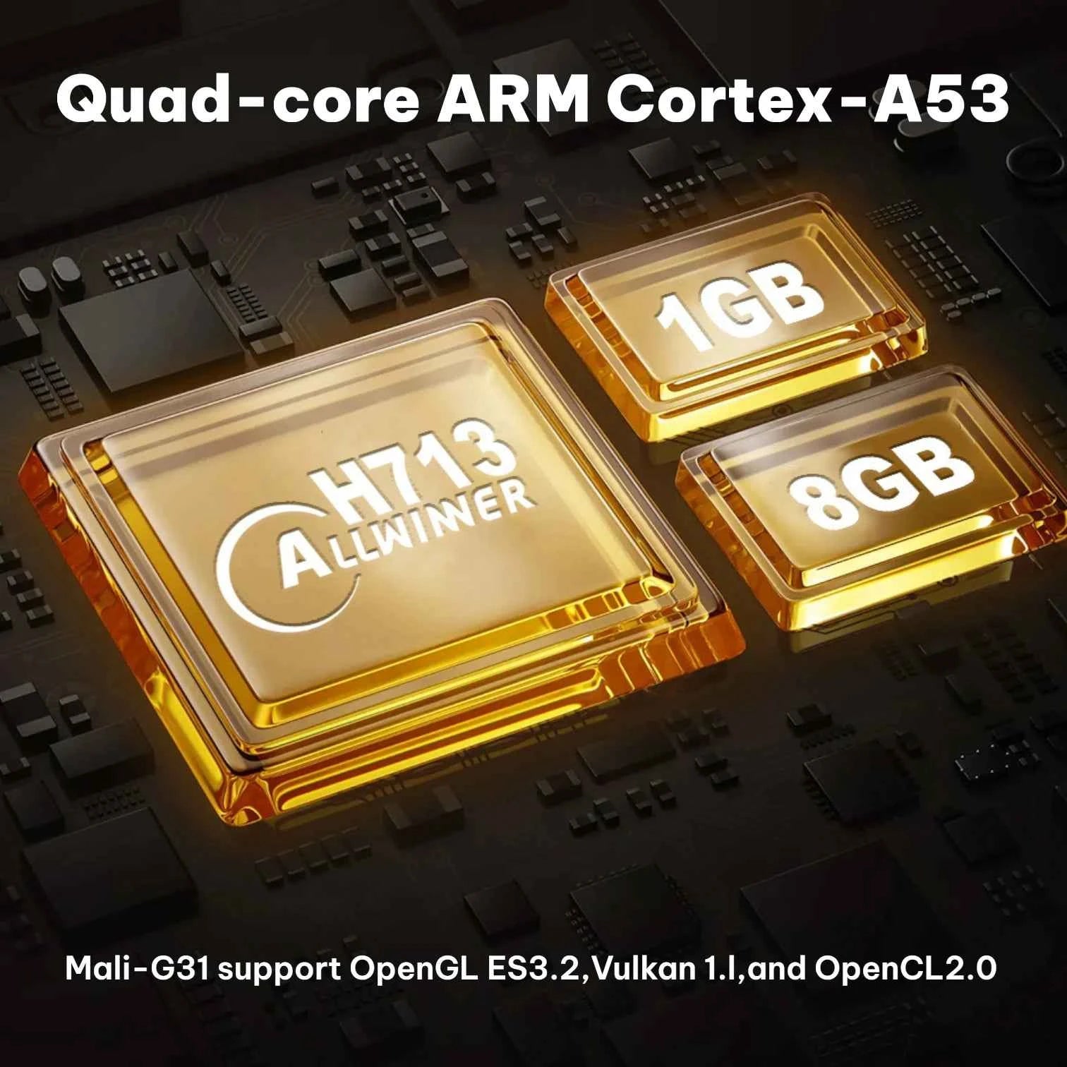 K1 Smart Mini Projector Android 11 WiFi 6 1080P Native 4K Support Home Cinema Rotating