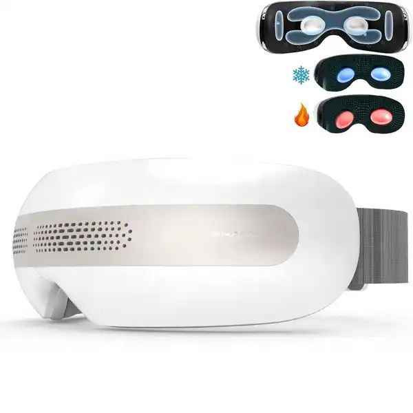 Intelligent Eye Therapy Massager: Heat, Cold, Air Pressure & Bluetooth Music - Relieves Eye Fatigue & Migraines