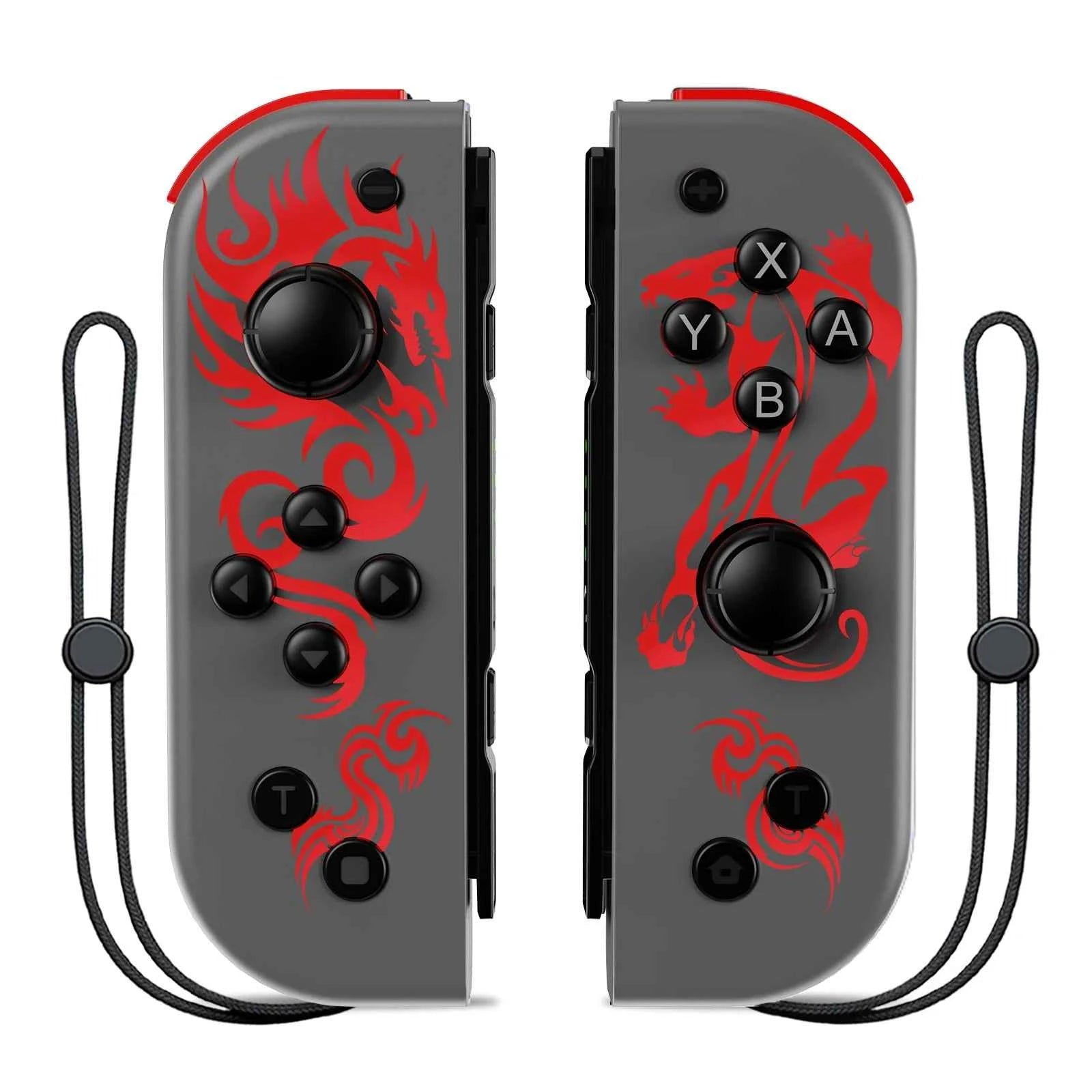 NS Joycons Controller Bluetooth Wireless Gamepad for Switch, Vibration, Turbo, Wake-Up, Gaming Handle & Joystick Control
#Color=Dragon,Drago