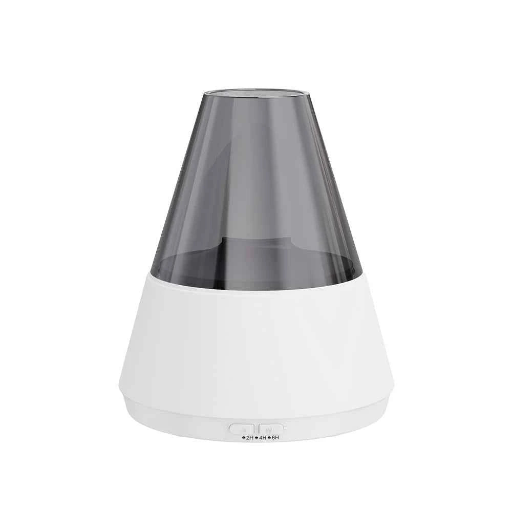 Air Humidifier Aroma Essential Oil Diffuser with Colorful Flame Night Light, USB Mini Fragrance Humidifier for Home and Room
#Color=White,Bianco