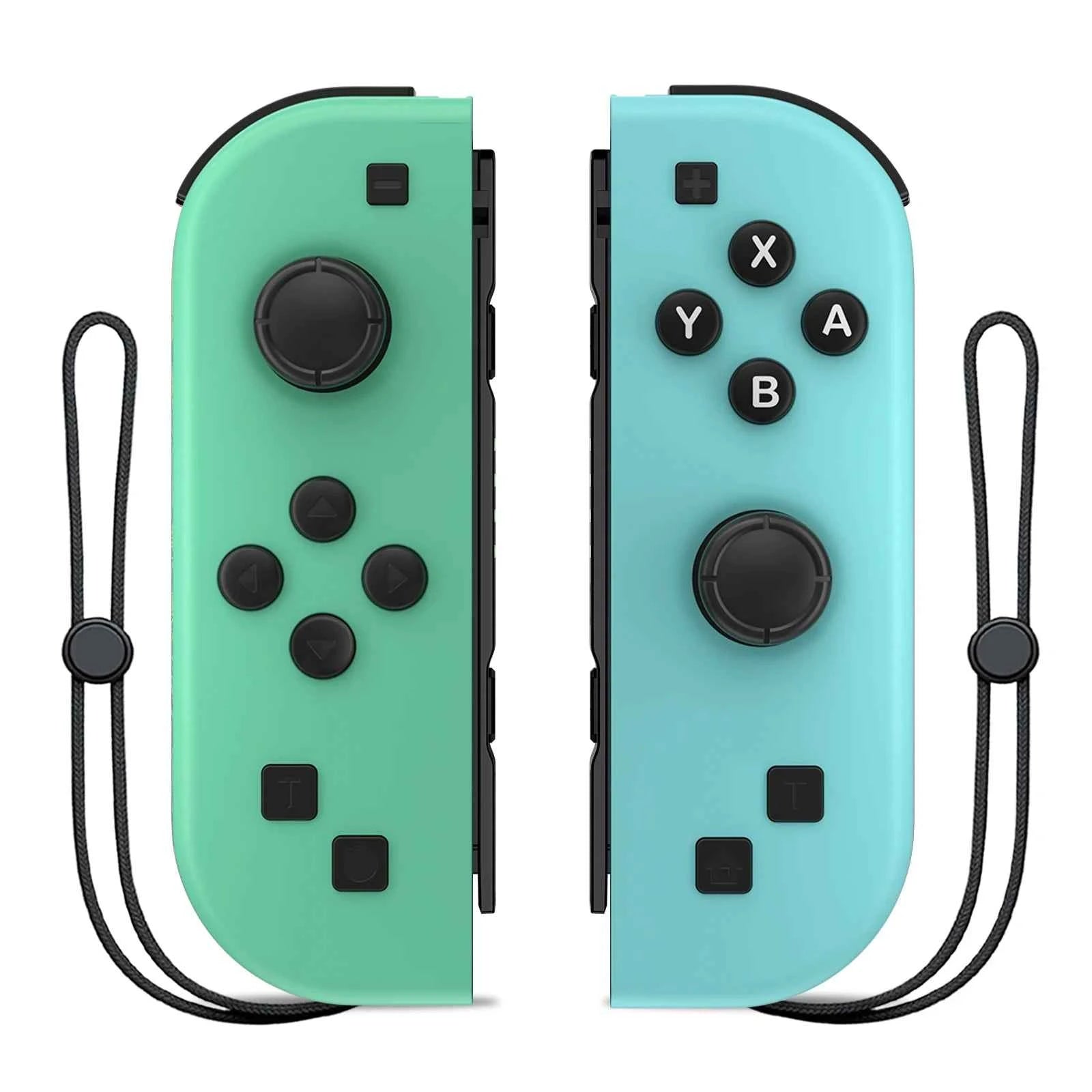 NS Joycons Controller Bluetooth Wireless Gamepad for Switch, Vibration, Turbo, Wake-Up, Gaming Handle & Joystick Control
#Color=Green Blue,Verde Blu