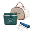 Portable Lunch Box Electric Stainless Steel Food Warmer with Cutlery for Office, Car, Travel & Picnic | 12V 24V 110V 220V Thermostat Heater
