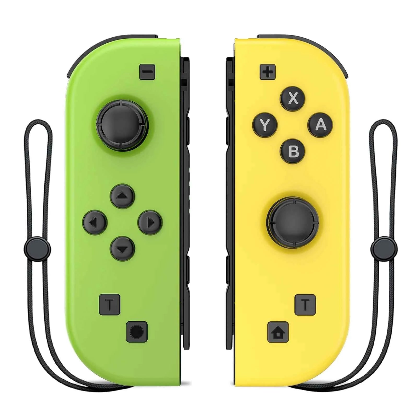 NS Joycons Controller Bluetooth Wireless Gamepad for Switch, Vibration, Turbo, Wake-Up, Gaming Handle & Joystick Control
#Color=Green Yellow,Verde Giallo