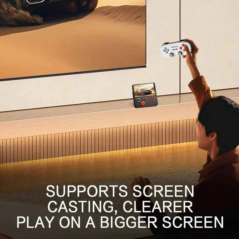 E5 Handheld Console Video Game Console 6000mAh Power Bank, 5-inch IPS Screen, 22W, Arcade Classic Gaming Console with Retro Games Machine