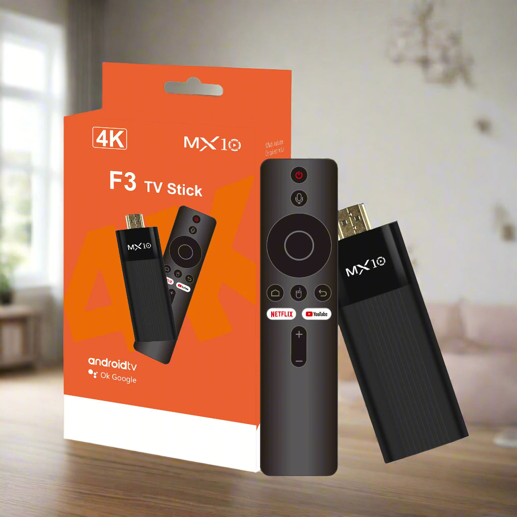 MX10-F3 TV Stick 4K Android 11 with All winner H313, Dual-Band WiFi 2.4G/5G, 2GB RAM 16GB Storage, TV Box Alternative to Fire Stick