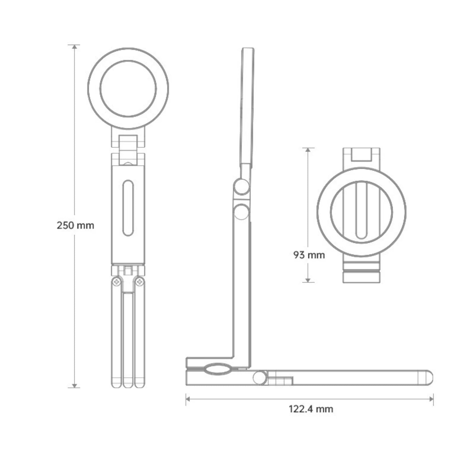 Treppiede Magnetico 360°