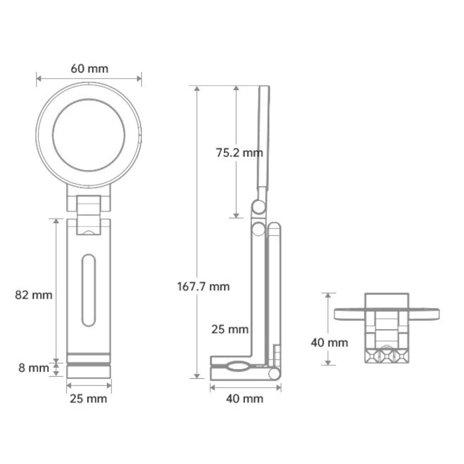 Treppiede Magnetico 360°