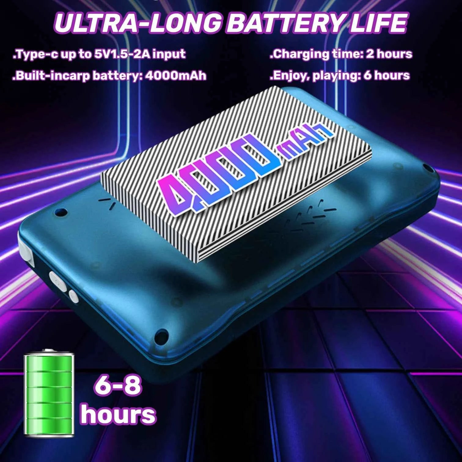 XF40H Handheld Console 4 Inch IPS HD Screen WiFi Open Source Retro Gaming System