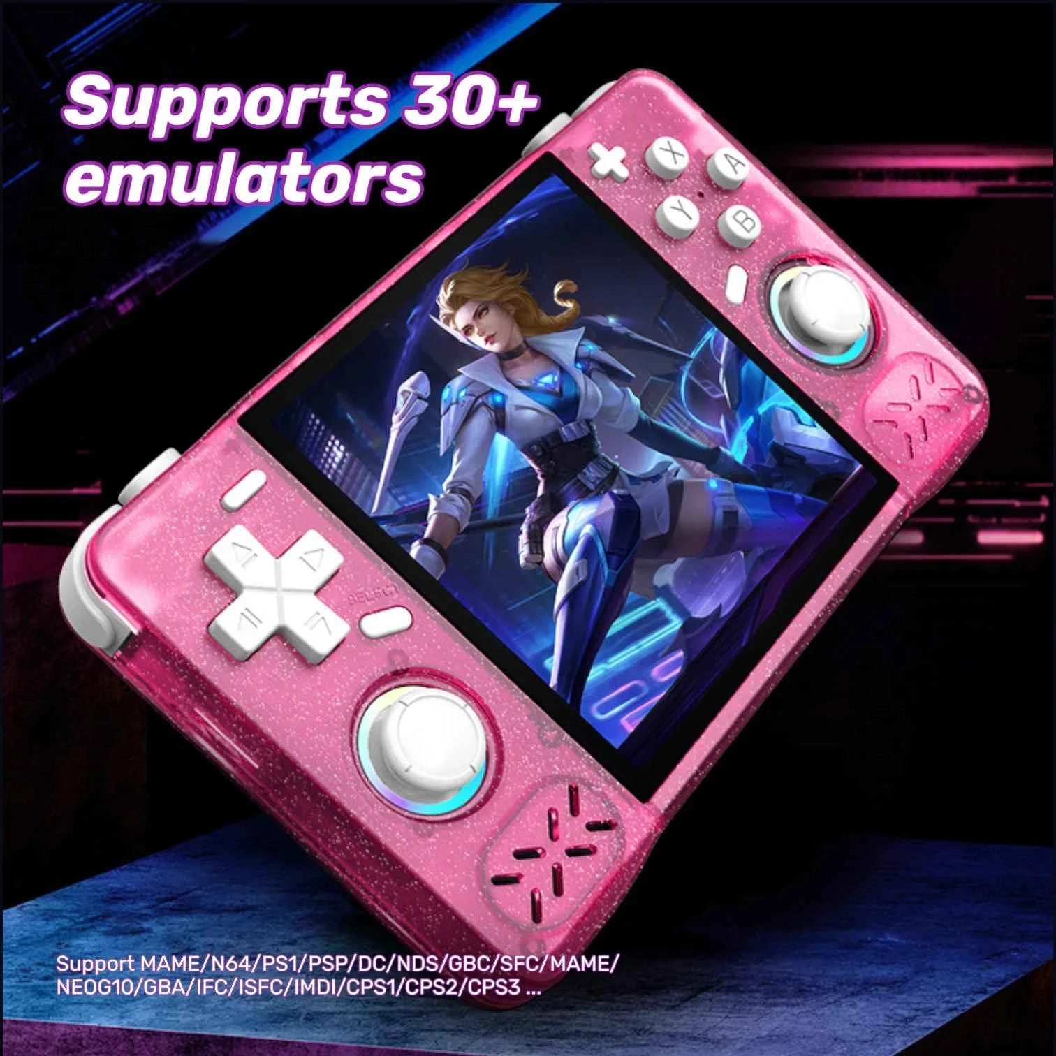 XF40H Handheld Console 4 Inch IPS HD Screen WiFi Open Source Retro Gaming System