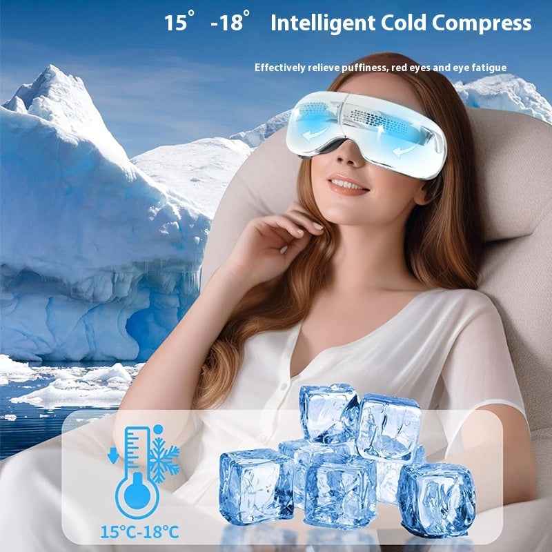 Intelligent Eye Therapy Massager: Heat, Cold, Air Pressure & Bluetooth Music - Relieves Eye Fatigue & Migraines
