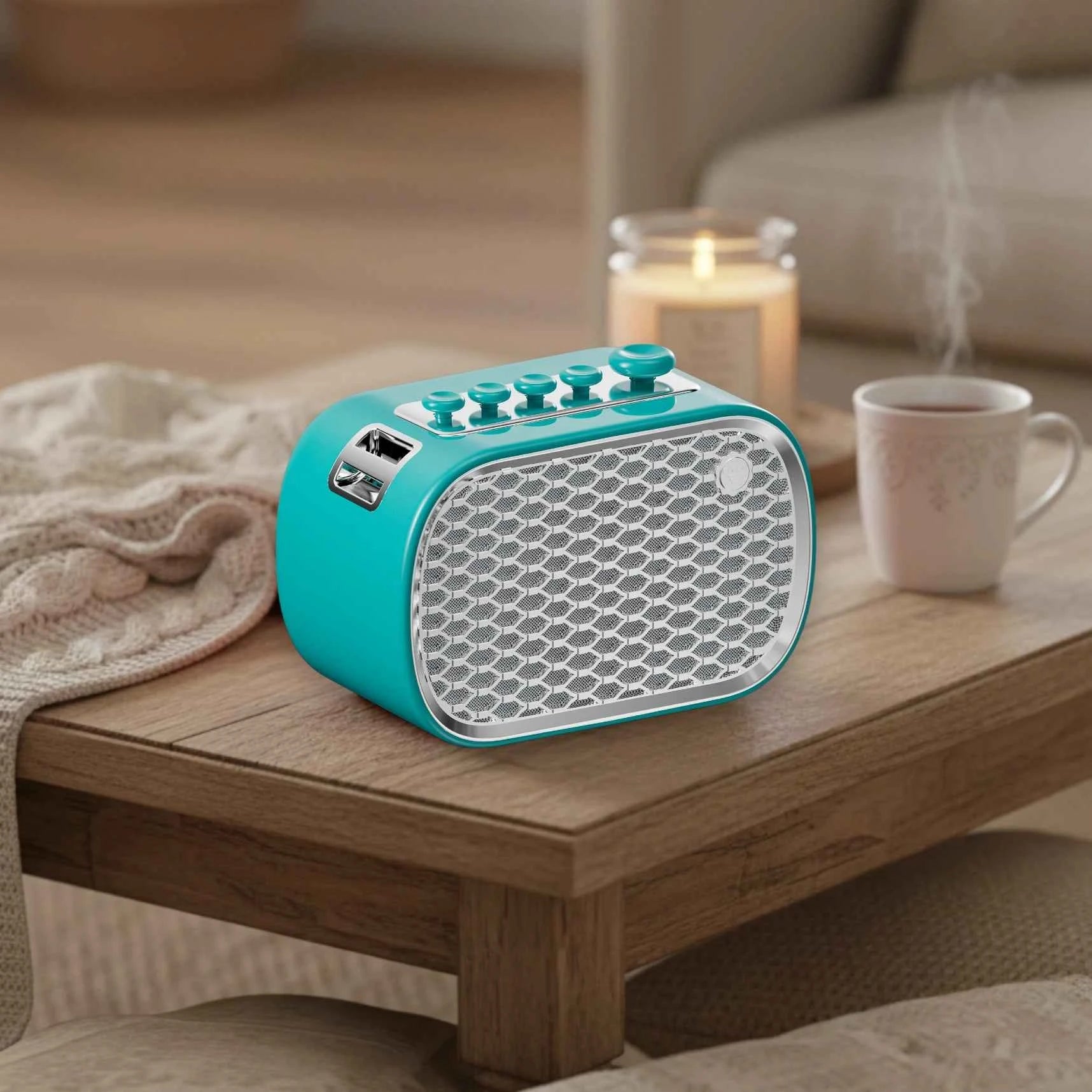 Blueteck Sleep Speaker Modern BT Audio #Color=Blue,Blu