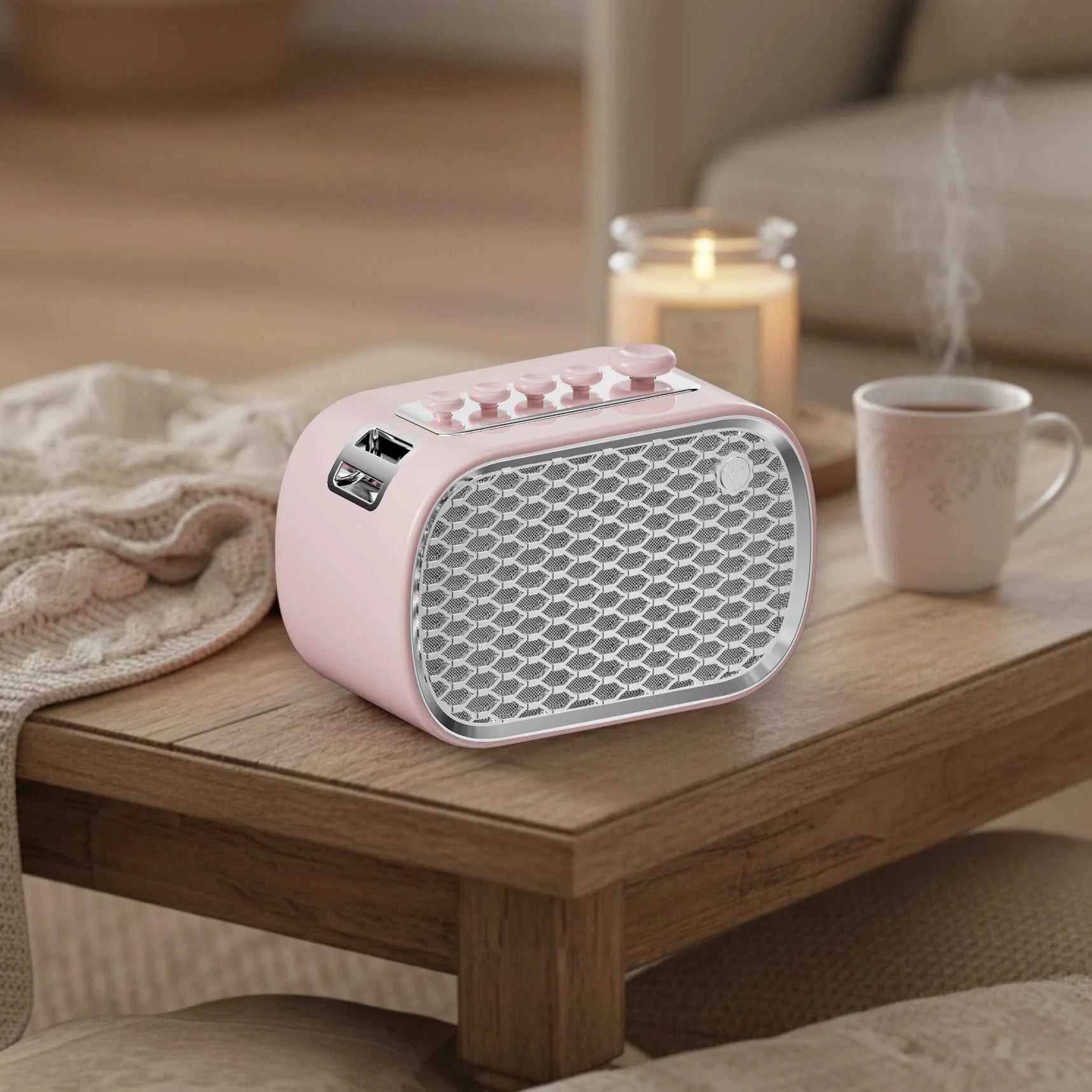 Blueteck Sleep Speaker Modern BT Audio #Color=Pink,Rosa