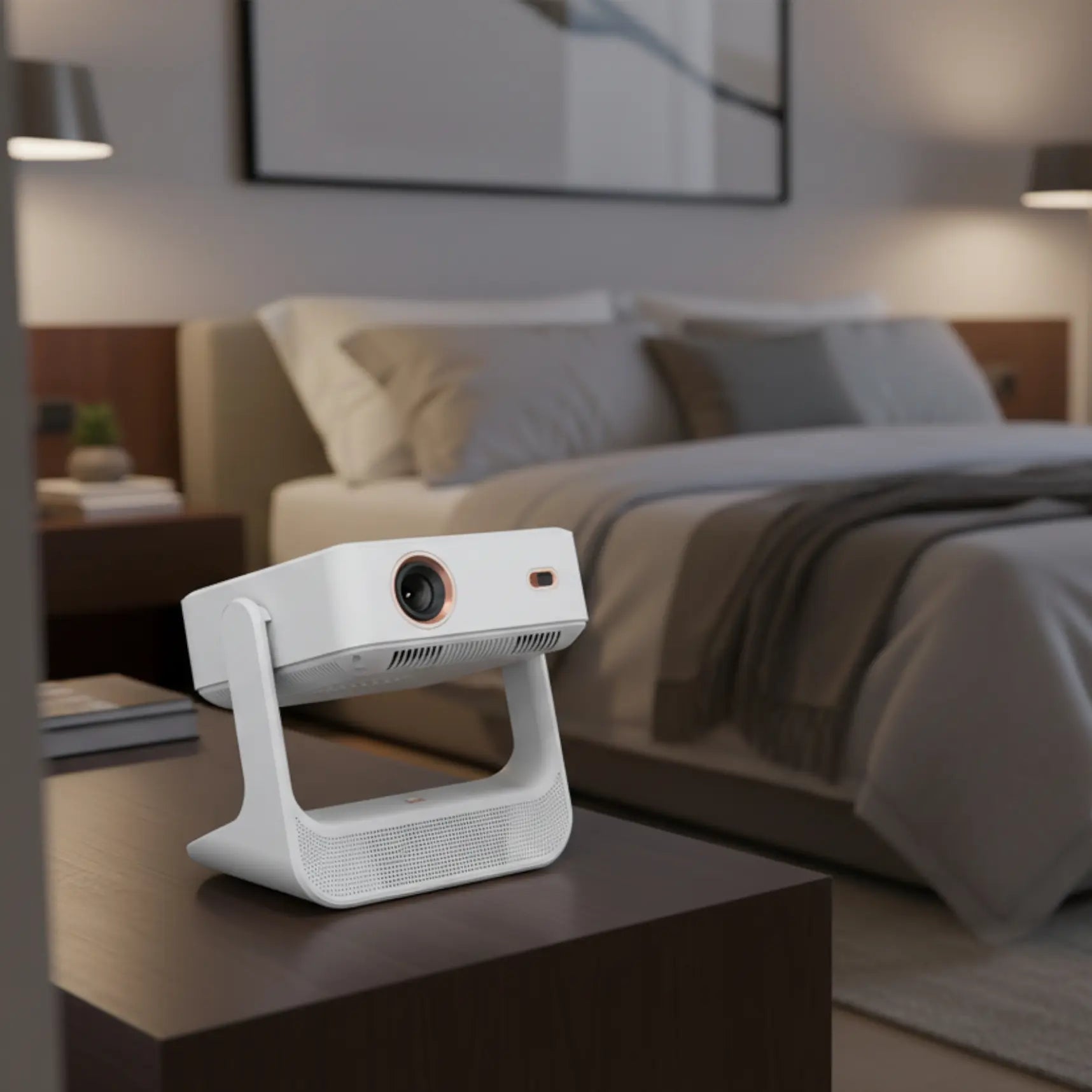 DuoCast 4K Hybrid Projector with Touchscreen Tablet