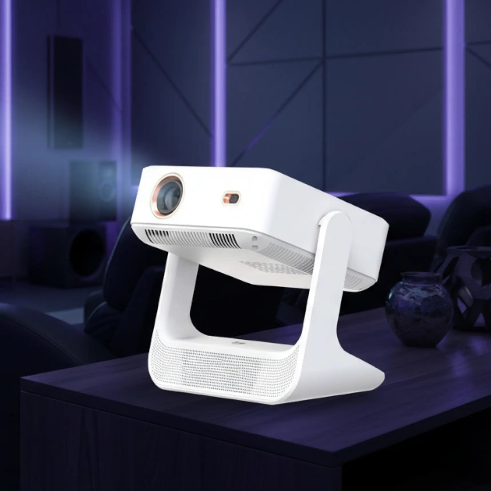 DuoCast 4K Hybrid Projector with Touchscreen Tablet