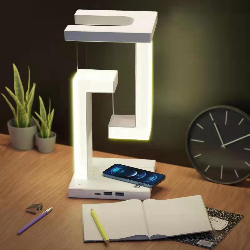 Floating Lamp – Suspension Light with Wireless Charging for Bedroom & Home Decor