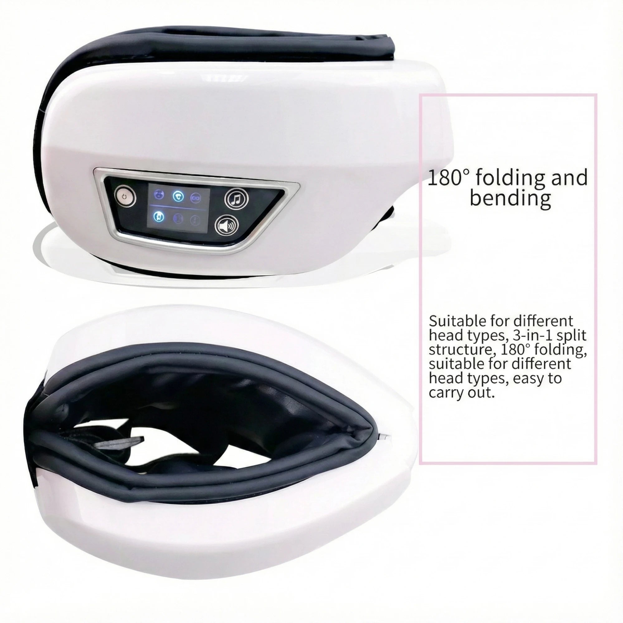 Heated Eye Massager, Bluetooth Mask for Dark Circles & Fatigue