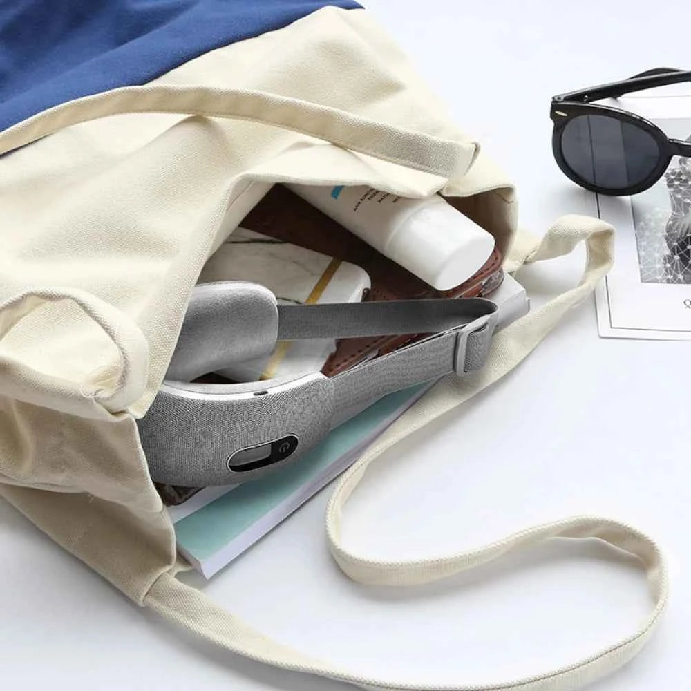 Eye Massager Three Layer Airbag with Intelligent Vibration and Heating for Relaxing Eye Therapy