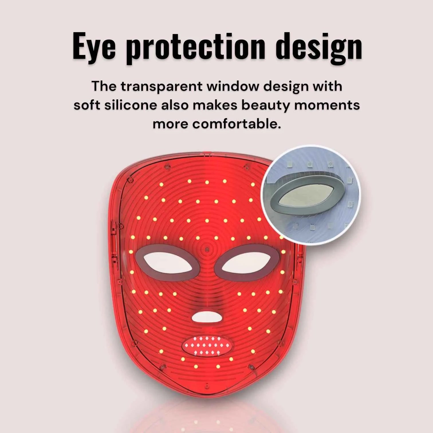 LED Facial Mask | 7-Color Skin Rejuvenation, Anti-Aging Treatment, Blemish Clearing, Rechargeable Beauty Device