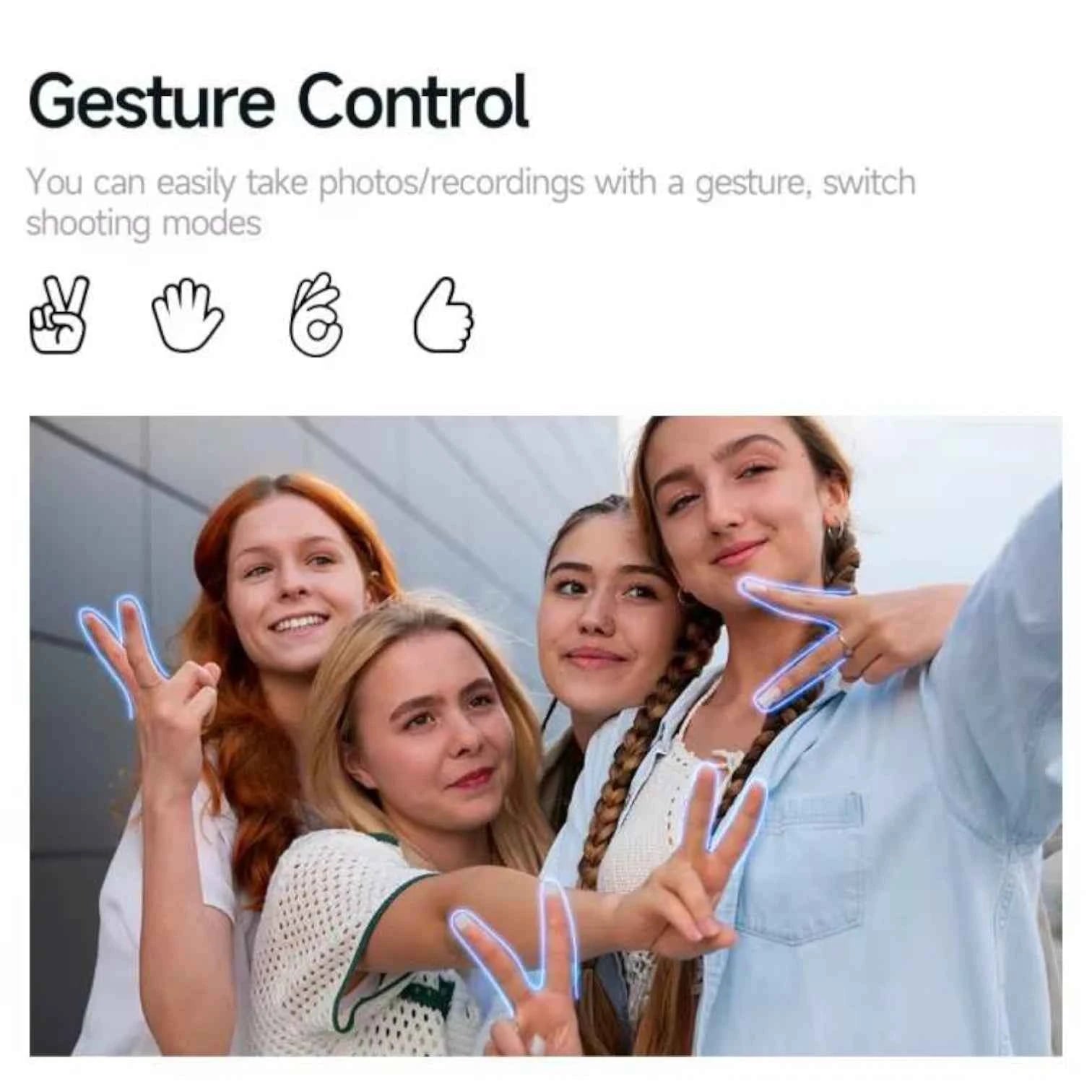 TOKQI M02 Handheld Gimbal Stabilizer with 3-Axis Anti-Shake, Remote & Tripod