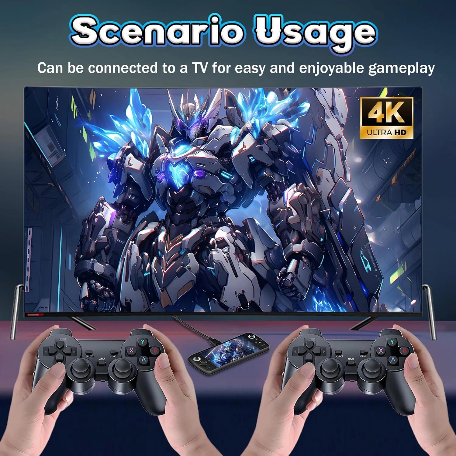 M27 Handheld Console | 7 Inch IPS 128GB 20000+ Games Wireless Support
#Color=Black,Nero