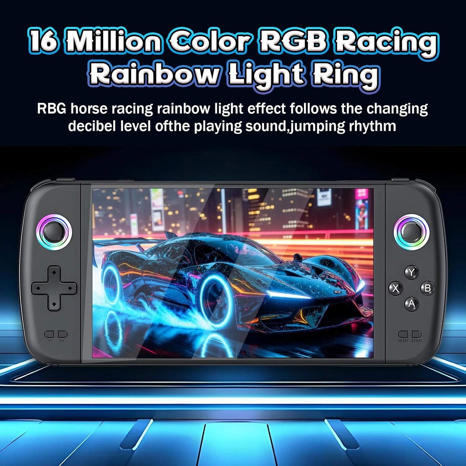 M27 Handheld Console | 7 Inch IPS 128GB 20000+ Games Wireless Support
#Color=Black,Nero