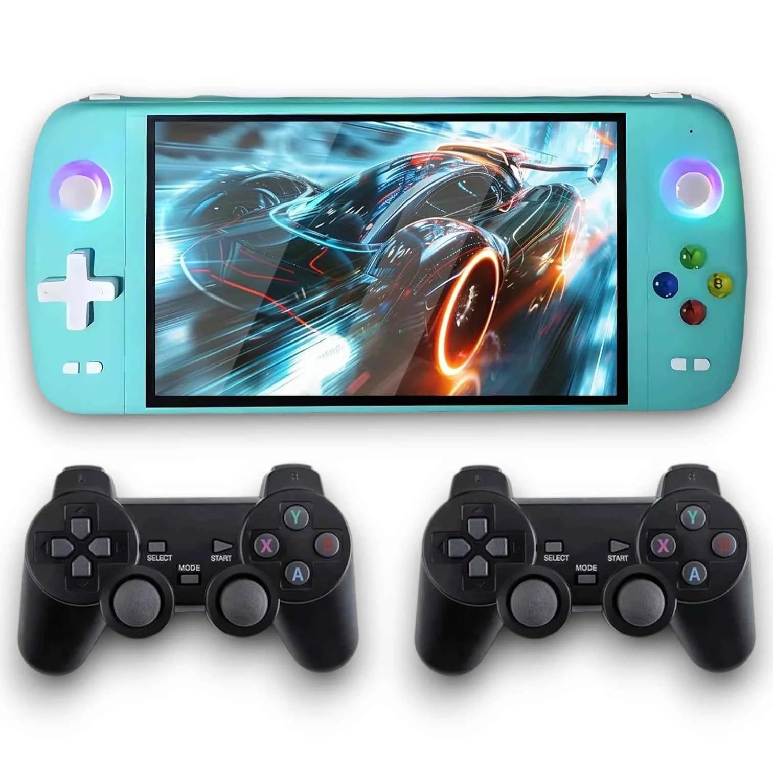 M27 Handheld Console | 7 Inch IPS 128GB 20000+ Games Wireless Support
#Color=Green,Verde