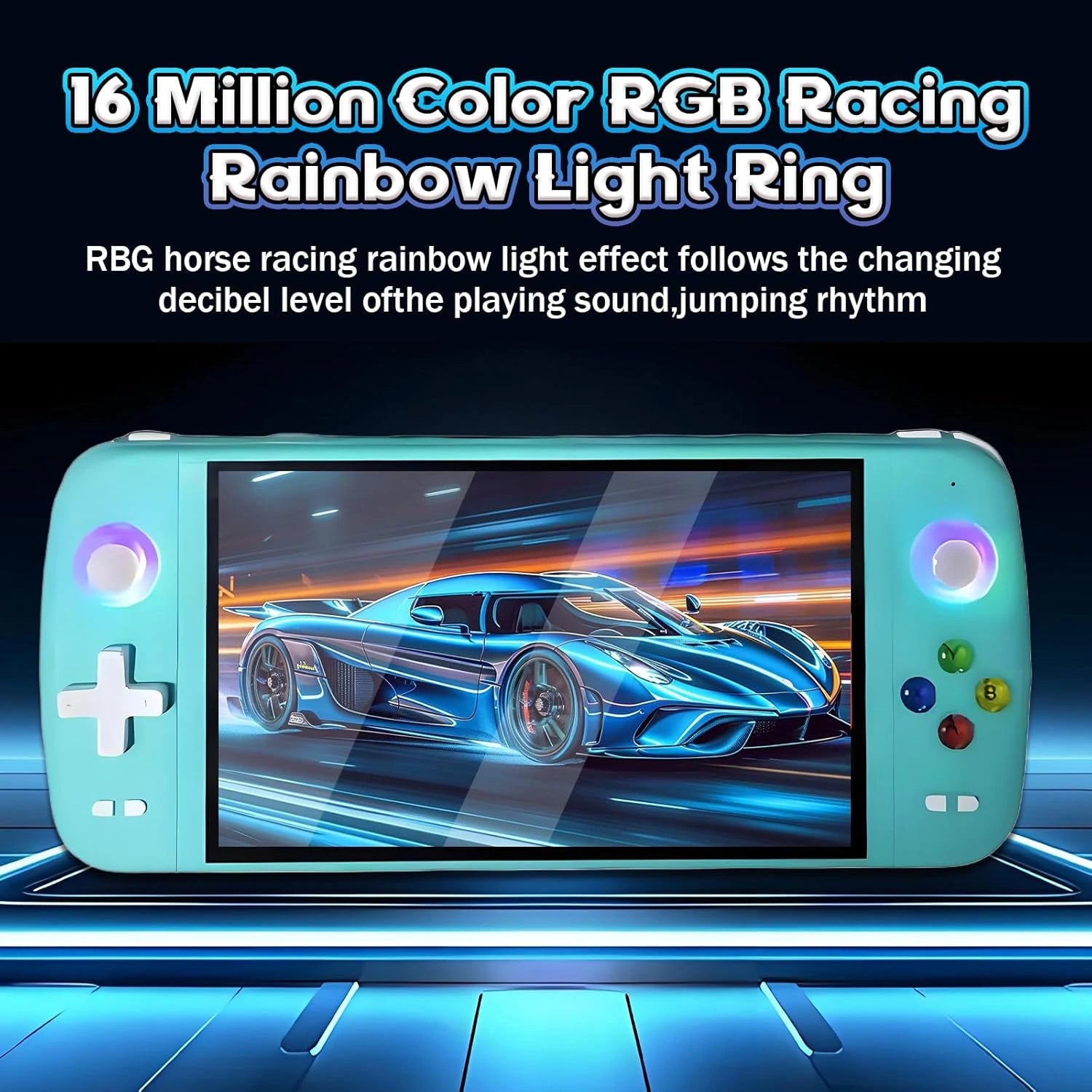 M27 Handheld Console | 7 Inch IPS 128GB 20000+ Games Wireless Support
#Color=Green,Verde